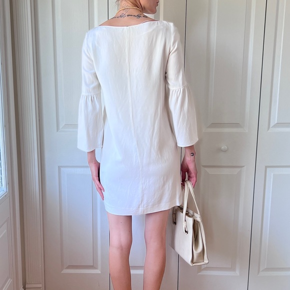 Massimo Dutti White Shift Mini Dress - Picture 7 of 9